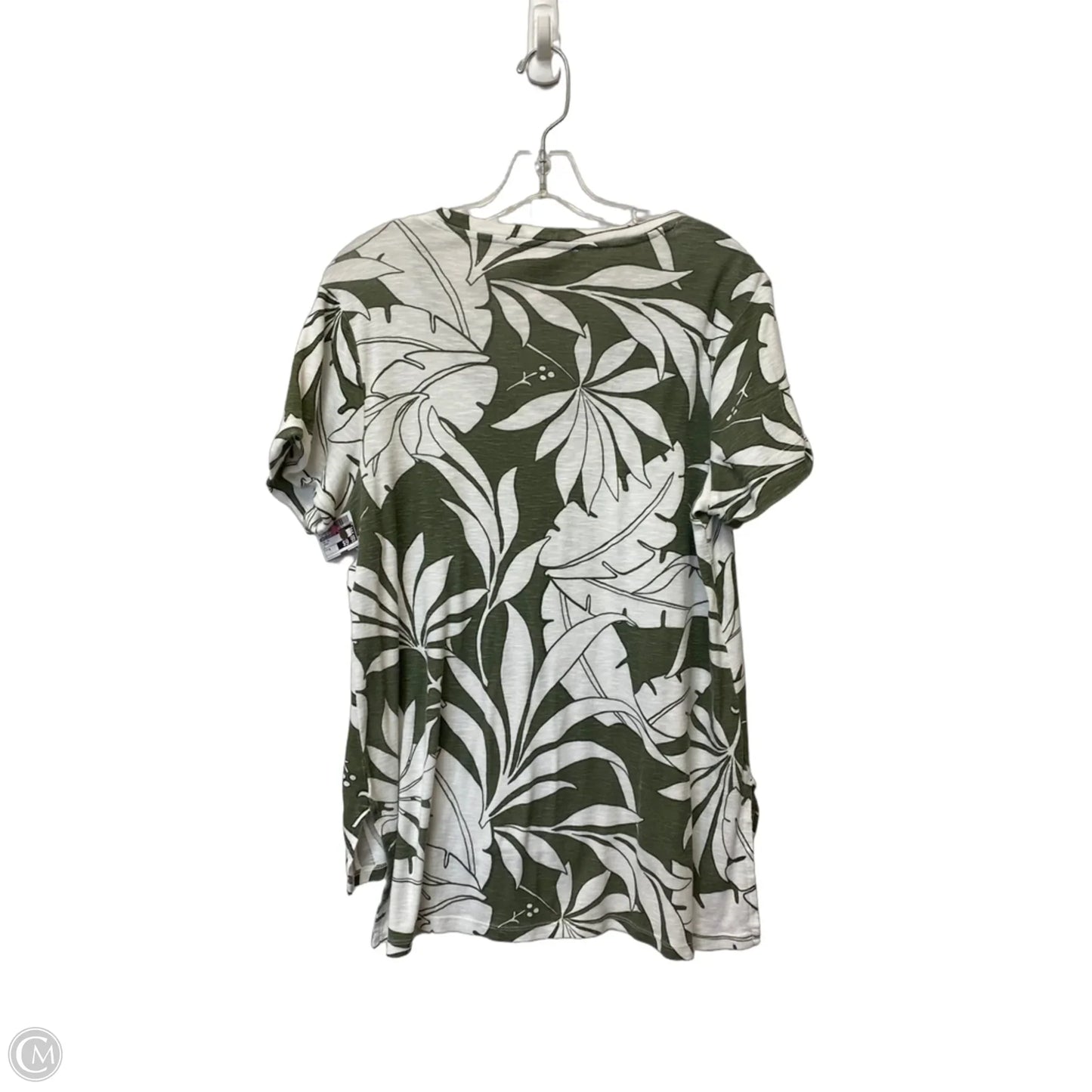 Top Short Sleeve By Philosophy In Green, Size: M