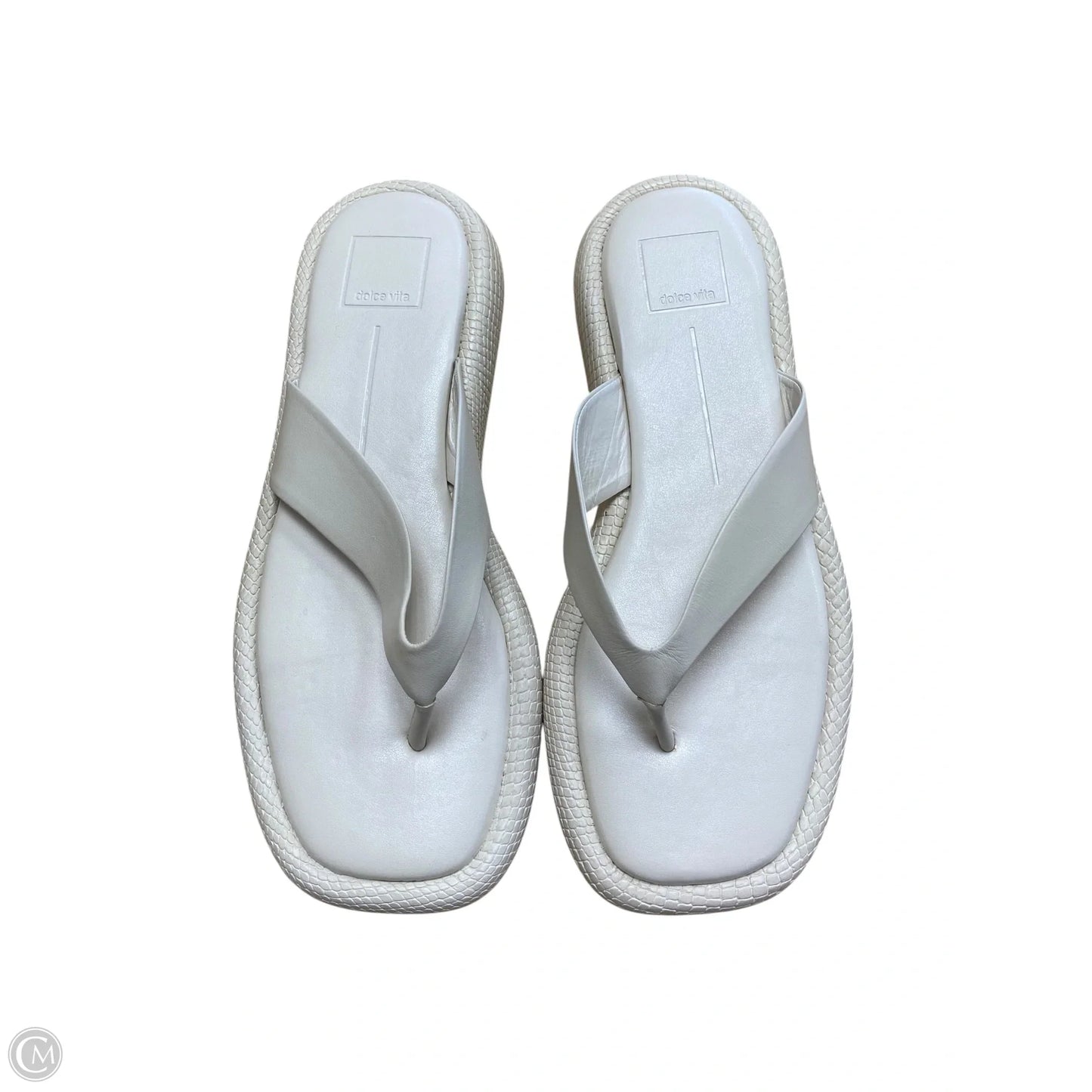 Sandals Flip Flops By Dolce Vita In Cream, Size: 8