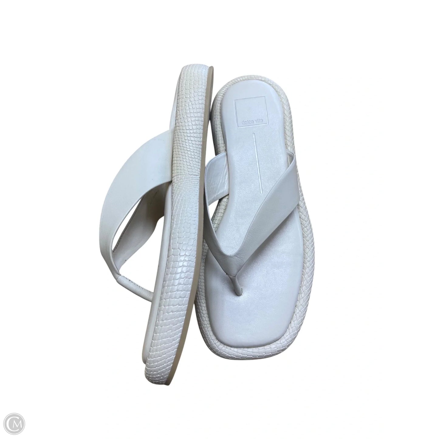 Sandals Flip Flops By Dolce Vita In Cream, Size: 8