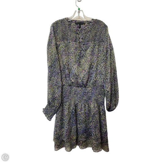 Dress Casual Midi By White House Black Market In Multi-colored, Size: L