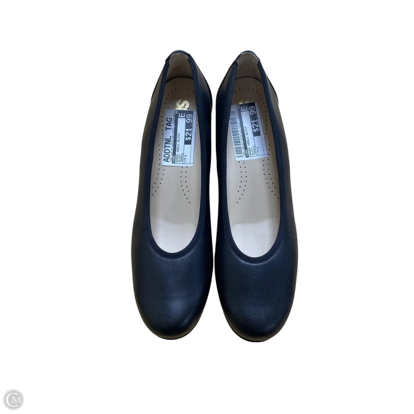 Shoes Heels Block By Sas In Black, Size: 7
