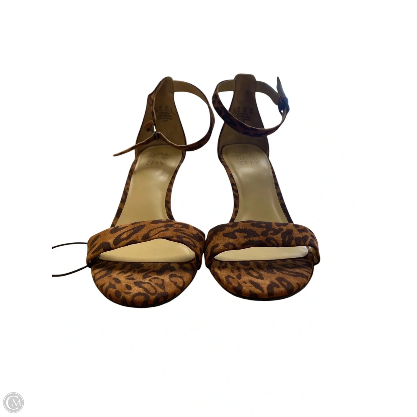 Sandals Heels Stiletto By Naturalizer In Animal Print, Size: 8.5