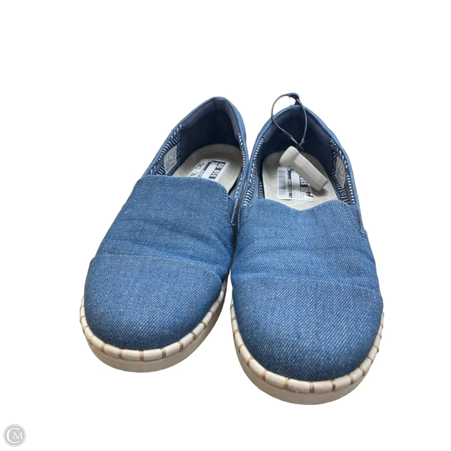 Shoes Flats By Clothes Mentor In Blue, Size: 8.5