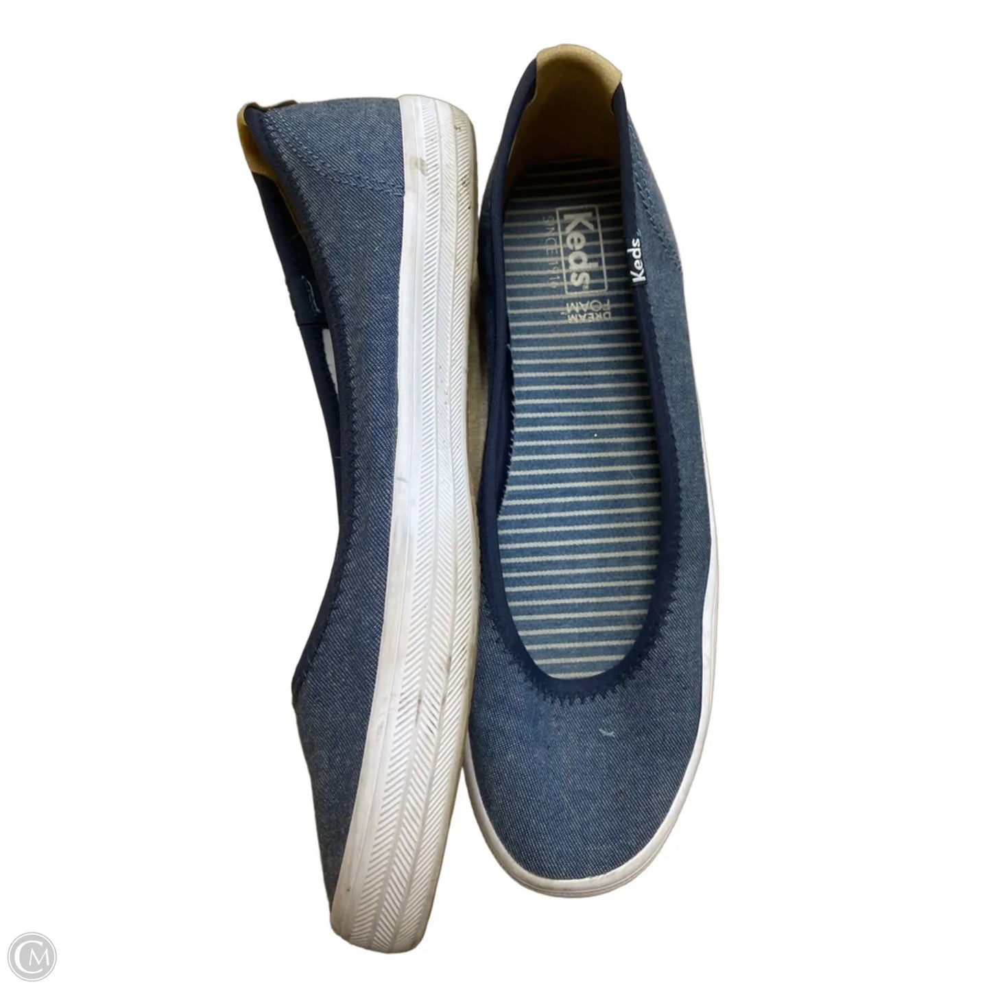 Shoes Flats By Keds In Blue, Size: 9