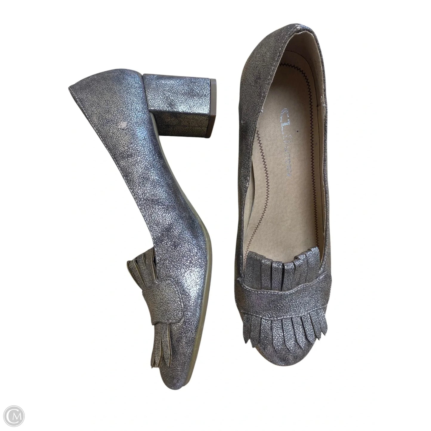 Shoes Heels Block By Cl By Chinese Laundry In Gold, Size: 7.5