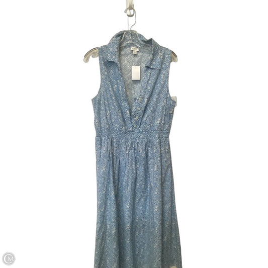 Dress Casual Maxi By J. Crew In Blue, Size: 10