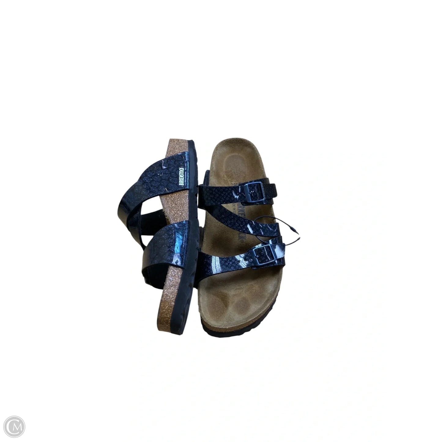 Sandals Flats By Birkenstock In Tan, Size: 9