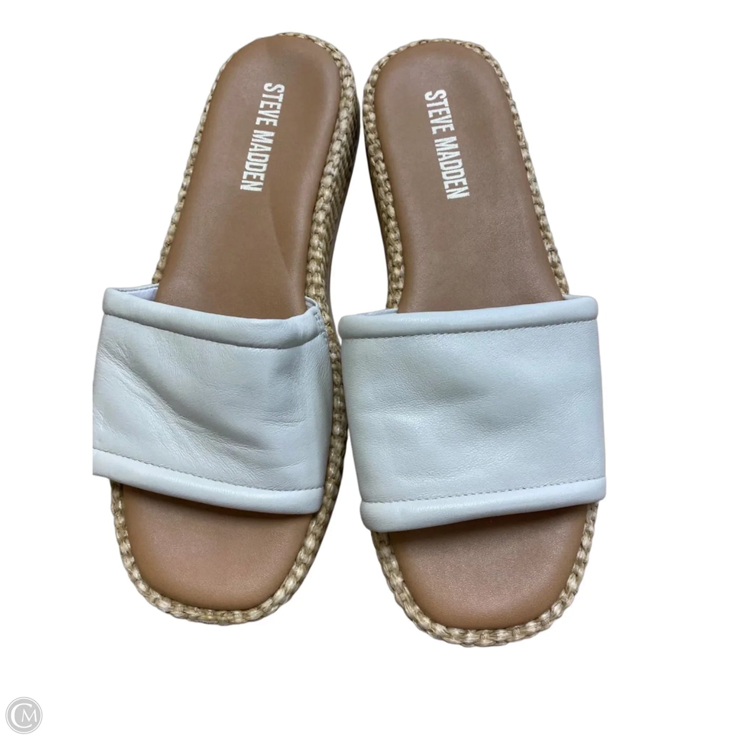Sandals Flats By Steve Madden In Tan, Size: 8