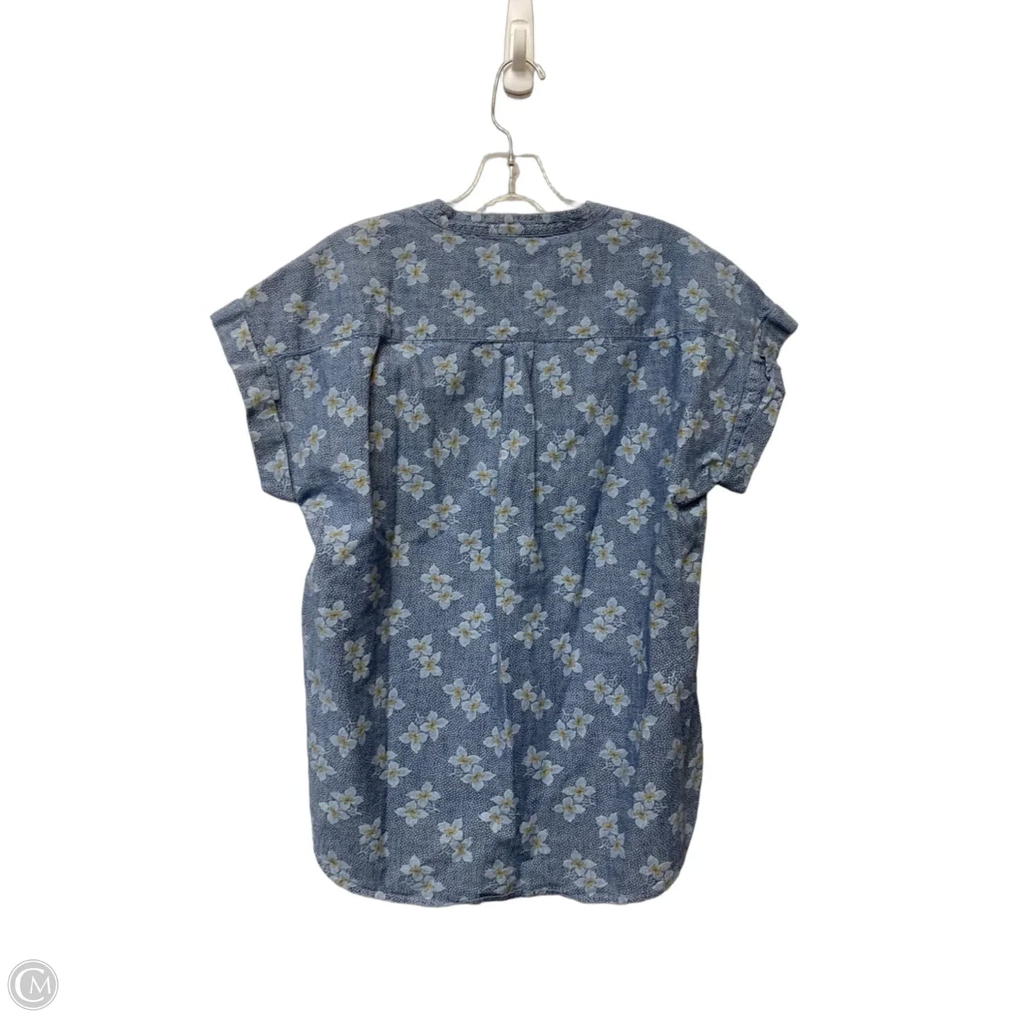 Top Short Sleeve By J. Crew In Floral Print, Size: S