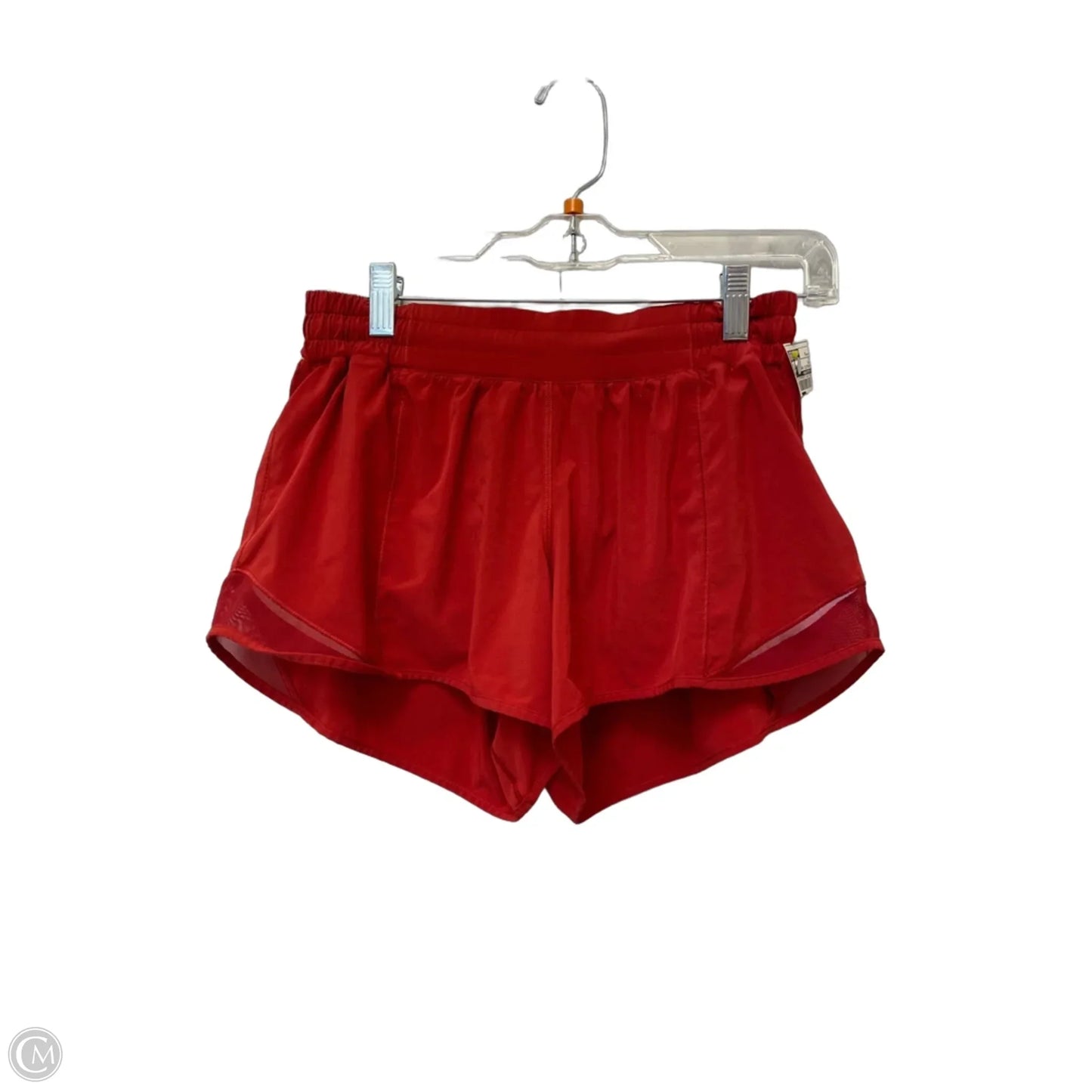 Athletic Shorts By Lululemon In Red, Size: 8