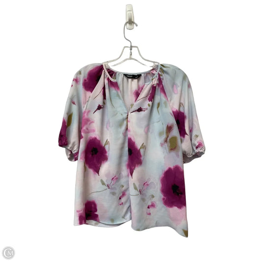 Top Short Sleeve By Simply Vera In Multi-colored, Size: M