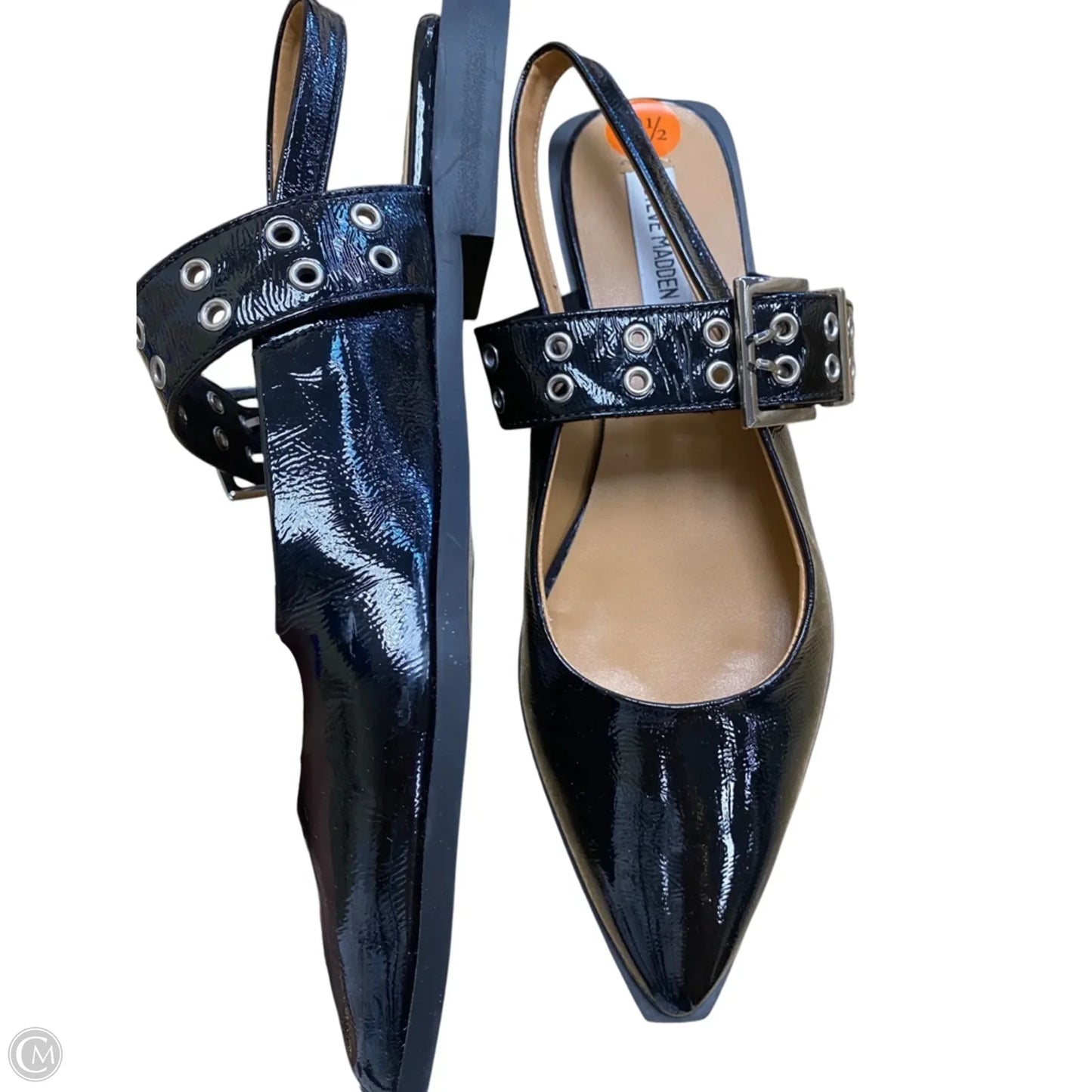 Shoes Flats By Steve Madden In Black, Size: 9.5