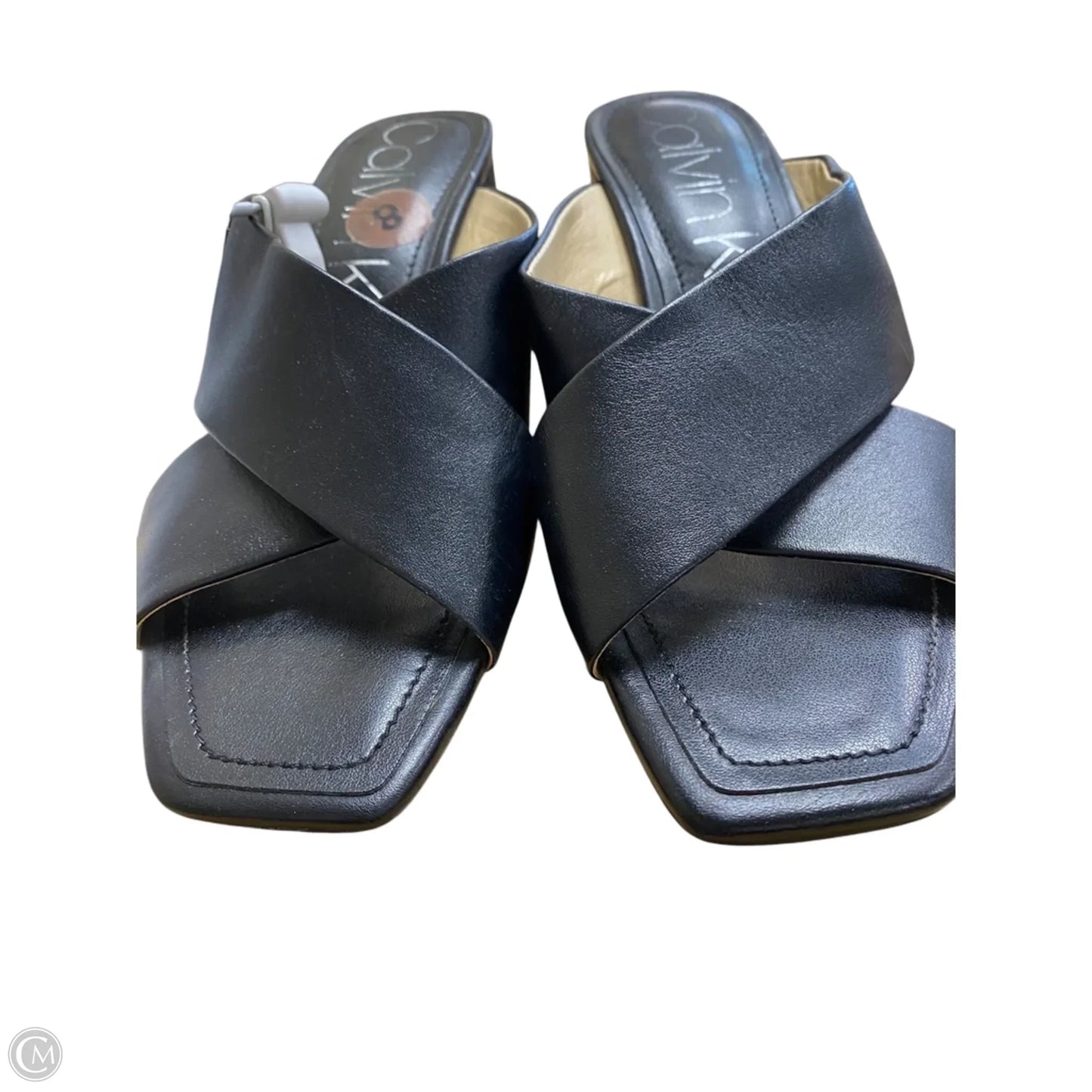 Shoes Heels Block By Calvin Klein In Black, Size: 8