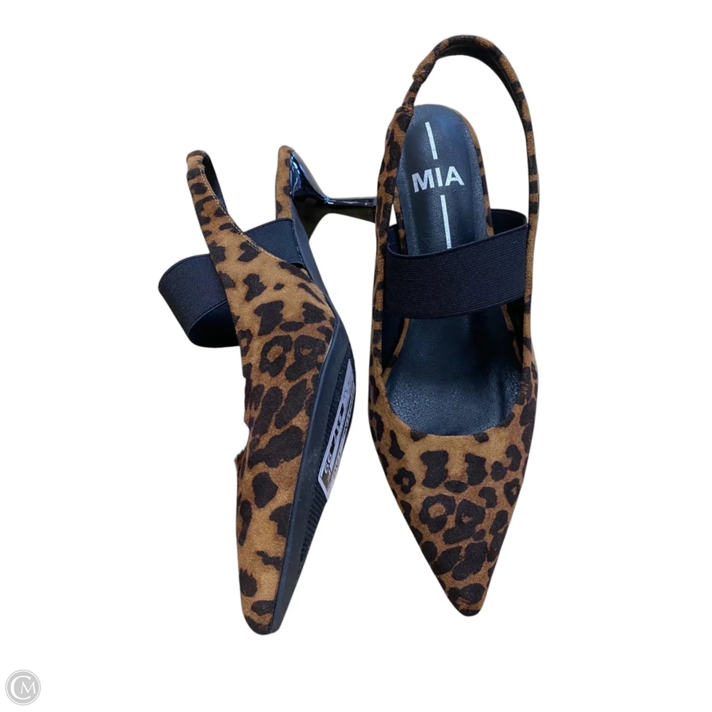Shoes Heels Kitten By Mia In Animal Print, Size: 6.5