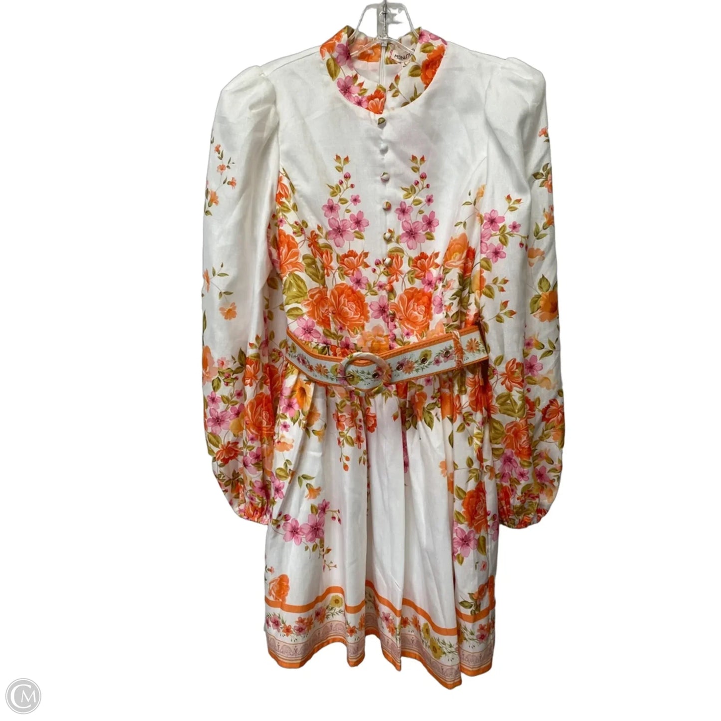 Dress Casual Midi By Main Strip In Floral Print, Size: L