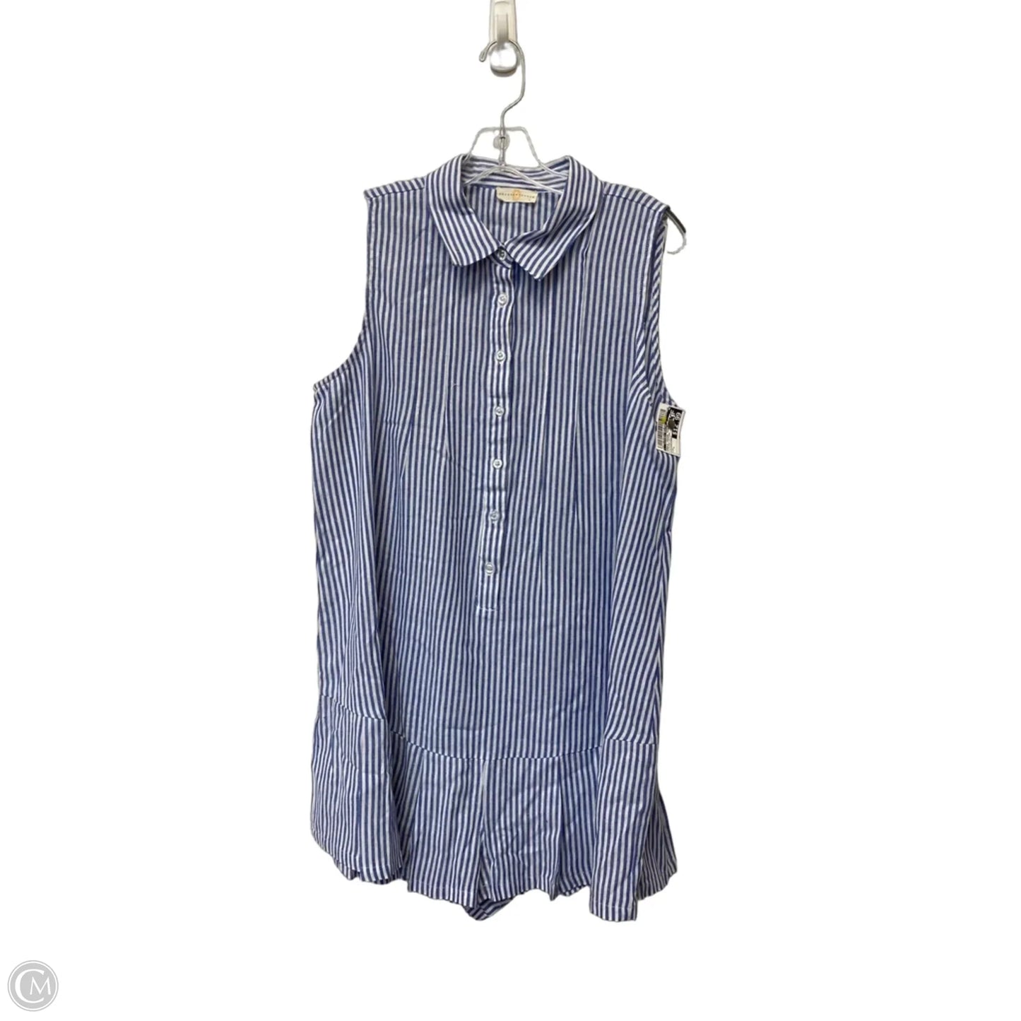 Dress Casual Midi By Clothes Mentor In Striped Pattern, Size: L