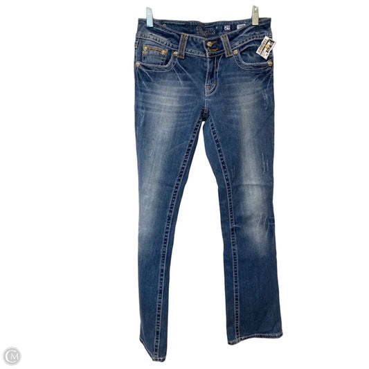 Jeans Boot Cut By Miss Me In Blue Denim, Size: 8