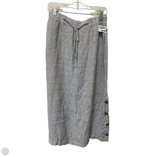 Skirt Maxi By Tahari In Grey, Size: L