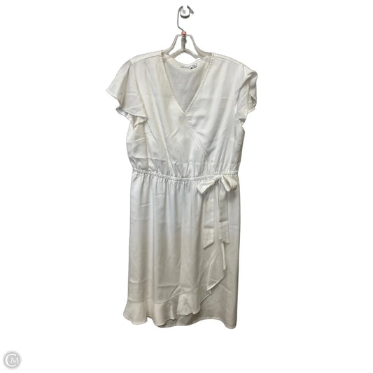 Dress Casual Midi By Kim Rogers In White, Size: Mp