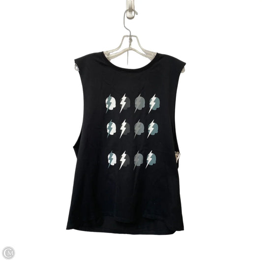 Top Sleeveless By Cma In Black, Size: M