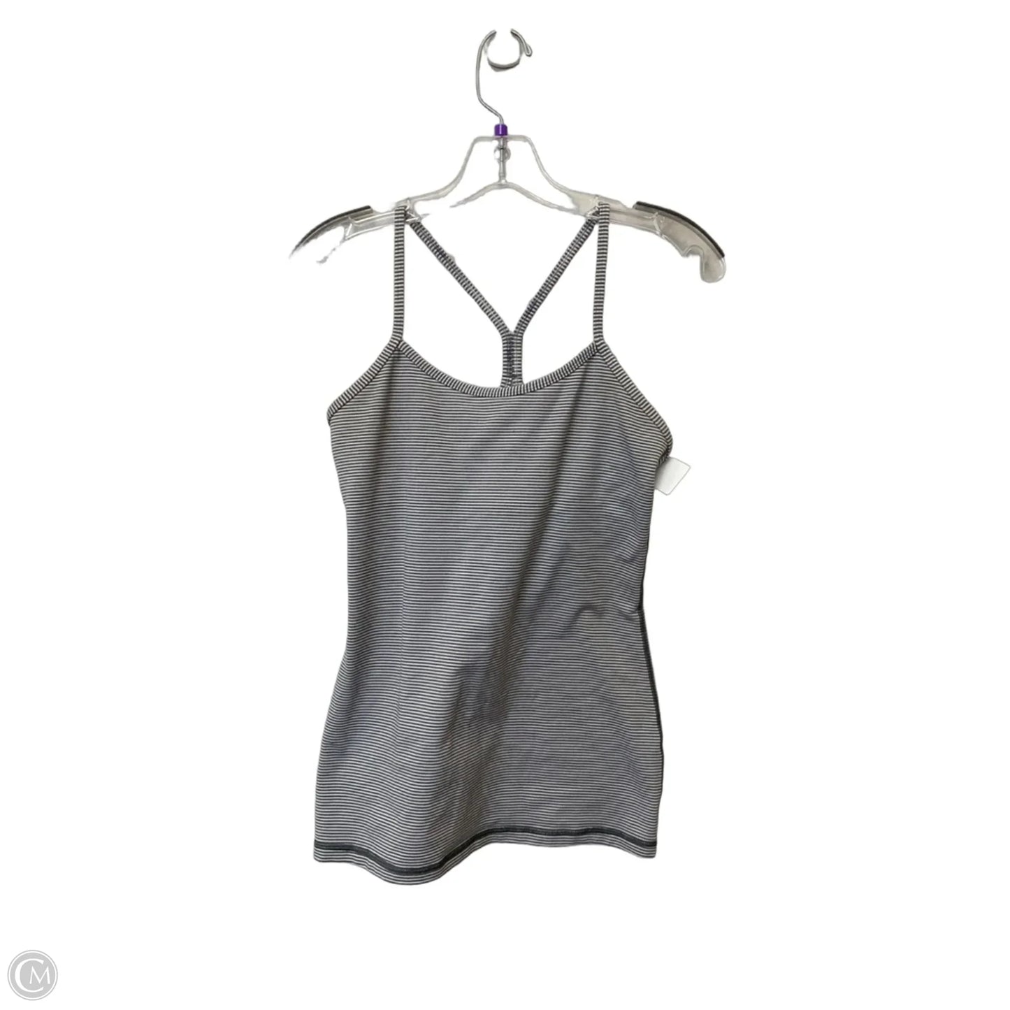 Athletic Tank Top By Lululemon In Striped Pattern, Size: 6
