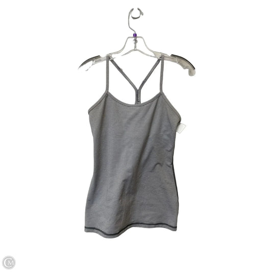 Athletic Tank Top By Lululemon In Striped Pattern, Size: 6