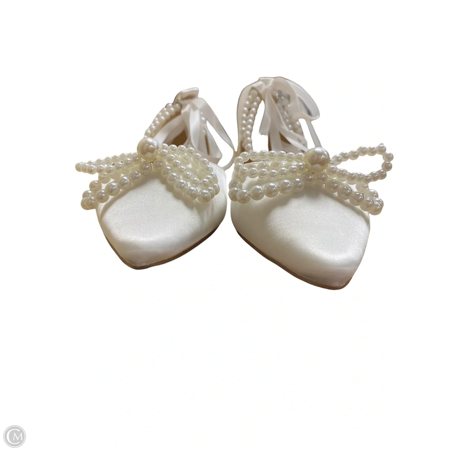 Shoes Flats By Clothes Mentor In White, Size: 10