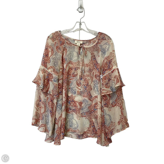 Top Long Sleeve By Style And Company In Multi-colored, Size: S