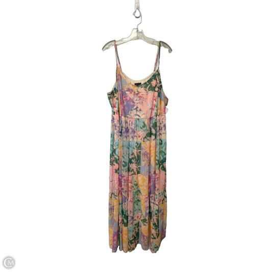 Dress Casual Maxi By Lane Bryant In Multi-colored, Size: 18