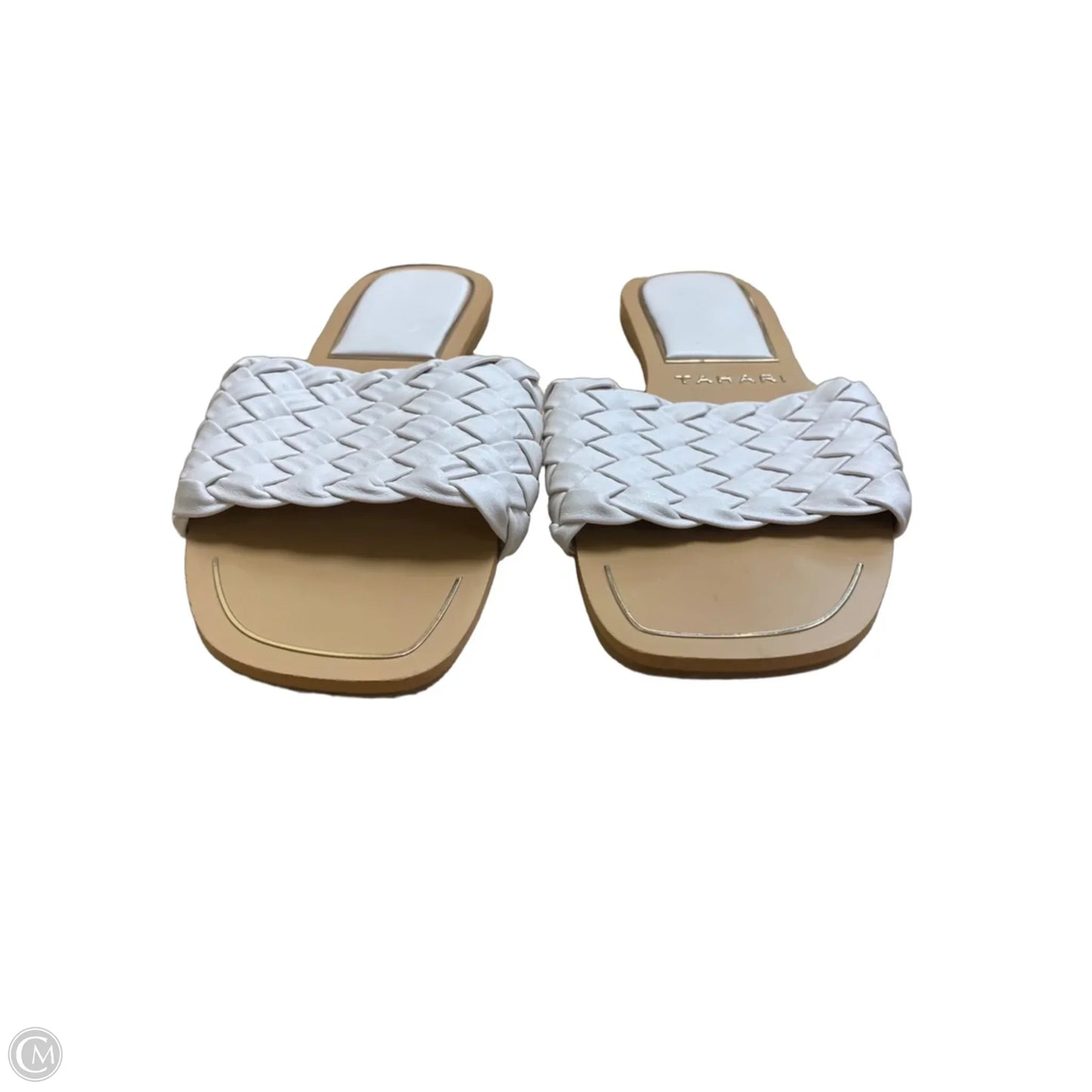 Sandals Flats By Tahari In Cream, Size: 7.5