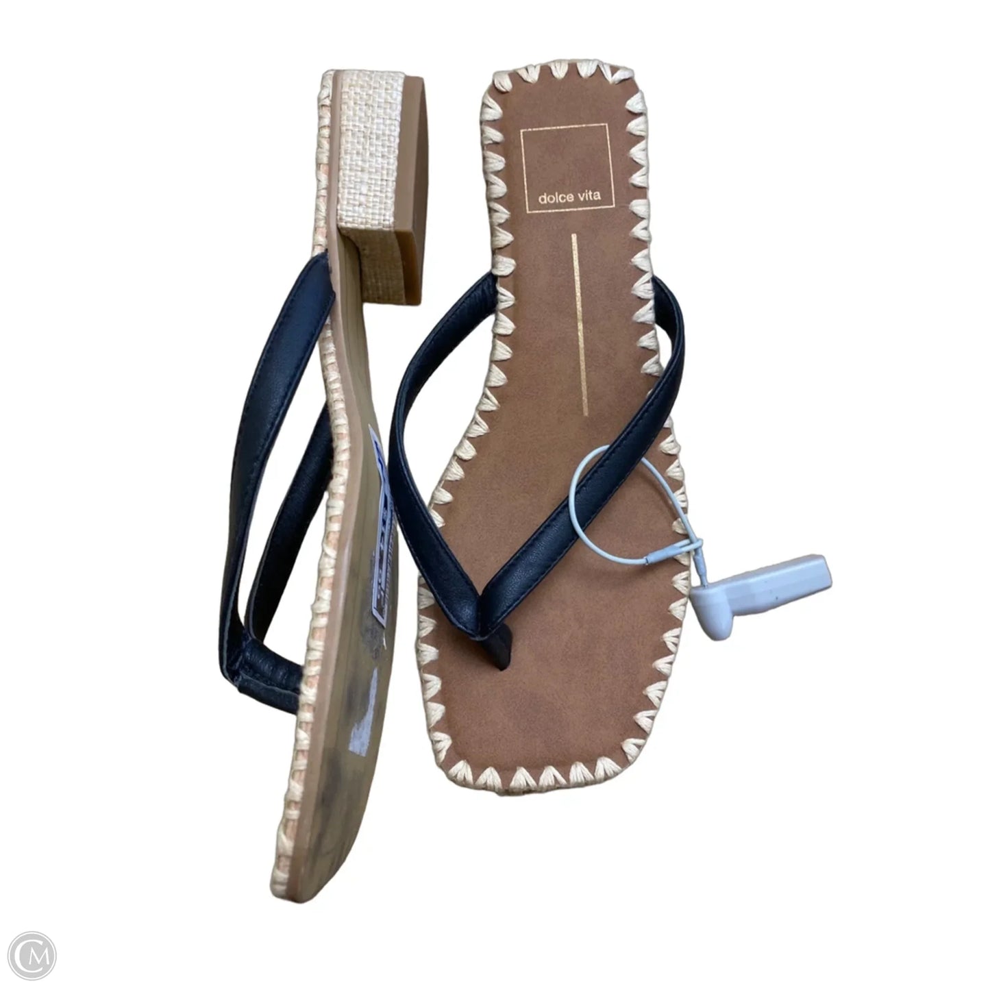 Sandals Flip Flops By Dolce Vita In Black, Size: 7