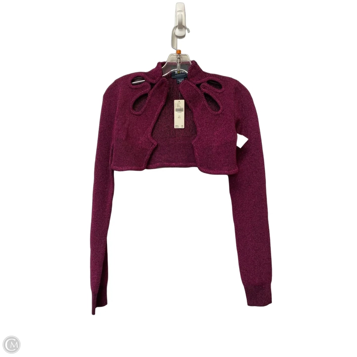 Cardigan By Maeve In Purple, Size: Osfm