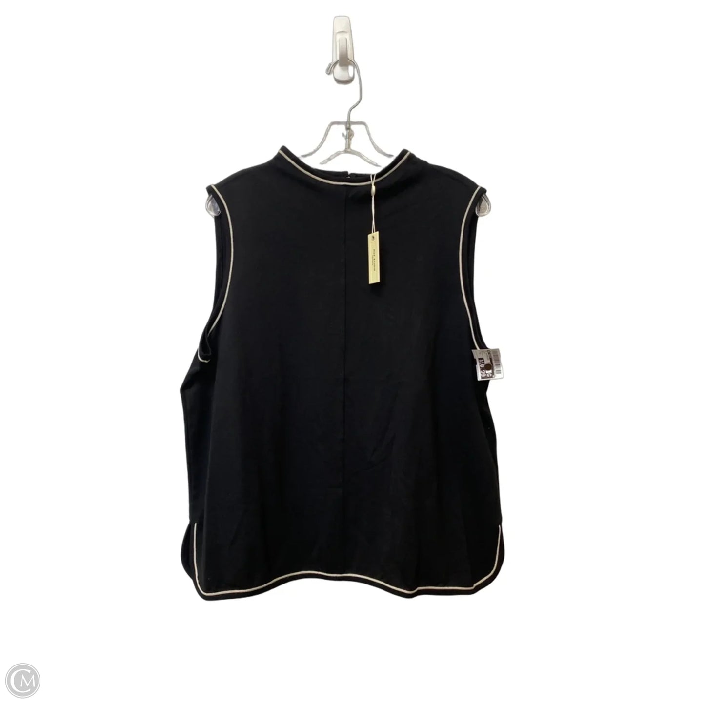 Top Sleeveless By Max Studio In Black, Size: Xl