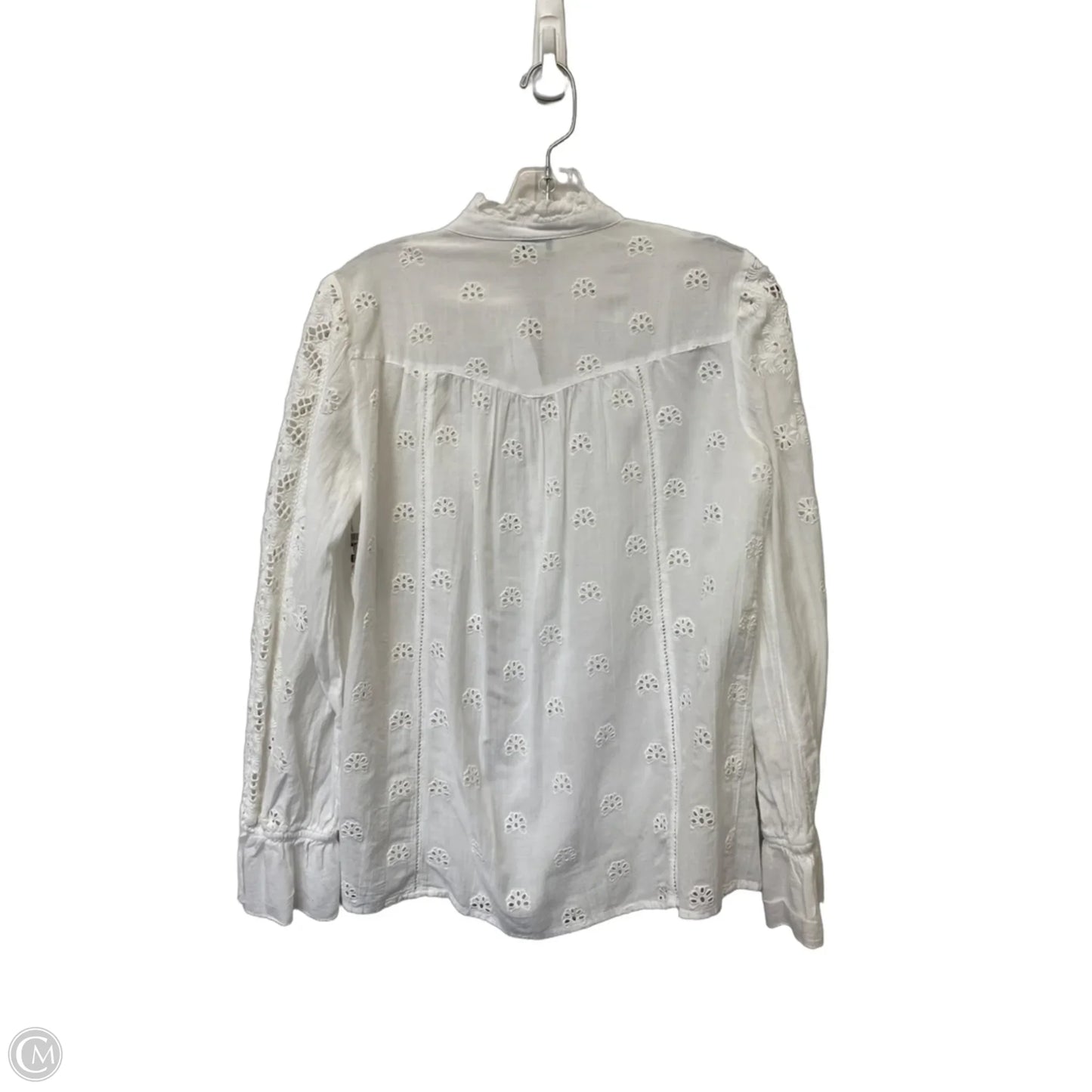 Top Long Sleeve By Sundance In White, Size: Xs