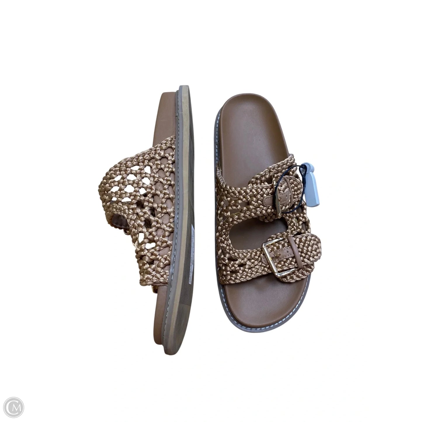 Sandals Flats By Cme In Tan, Size: 8.5