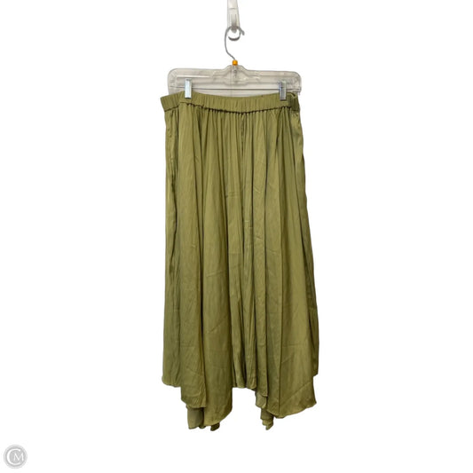 Skirt Maxi By Anthropologie In Green, Size: L