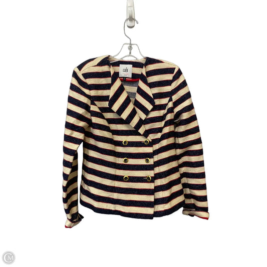 Blazer By Cabi In Striped Pattern, Size: 4