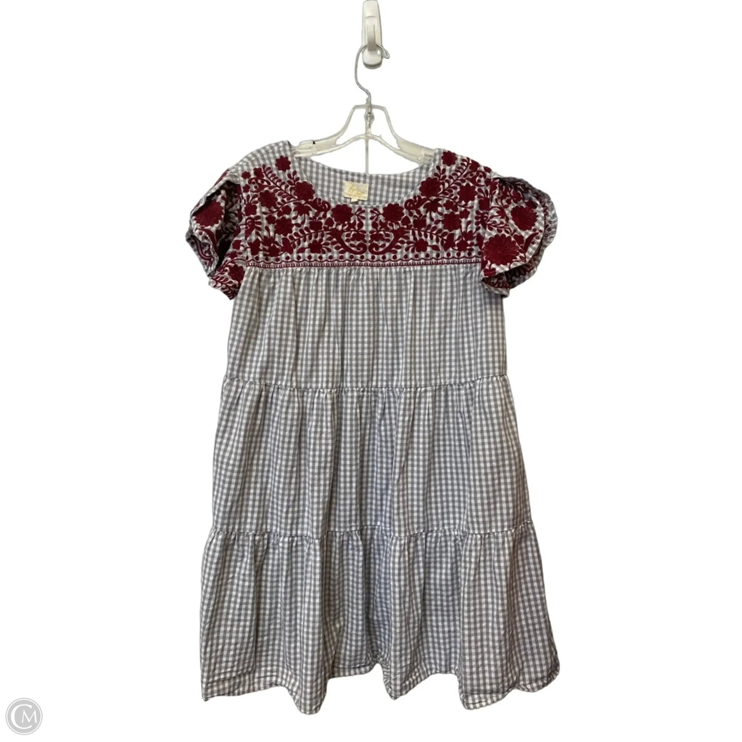Dress Casual Midi By Clothes Mentor In Checkered Pattern, Size: S