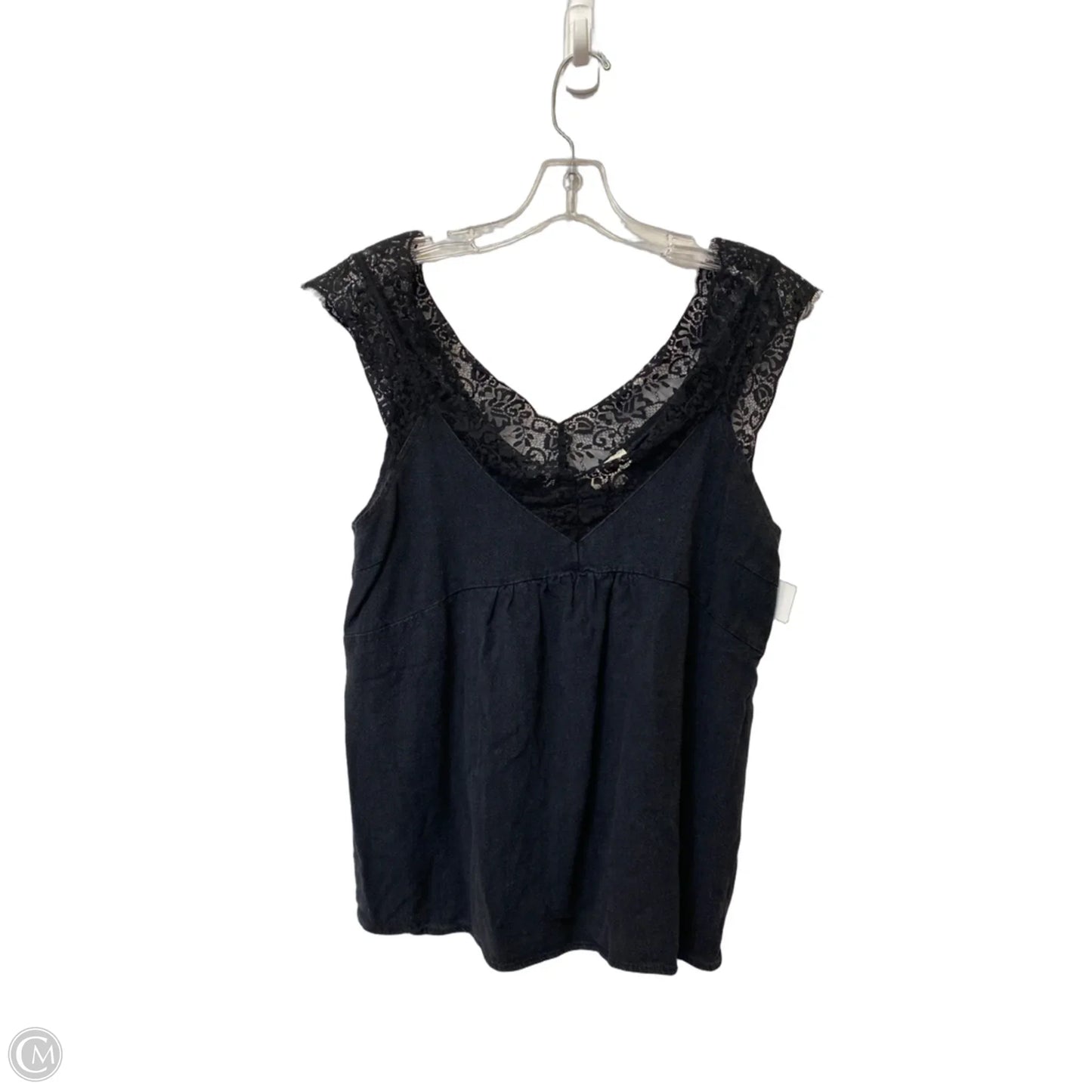 Top Sleeveless By Umgee In Black, Size: L