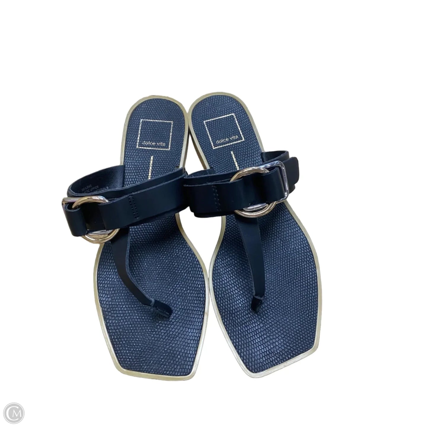 Sandals Flip Flops By Dolce Vita In Black, Size: 8