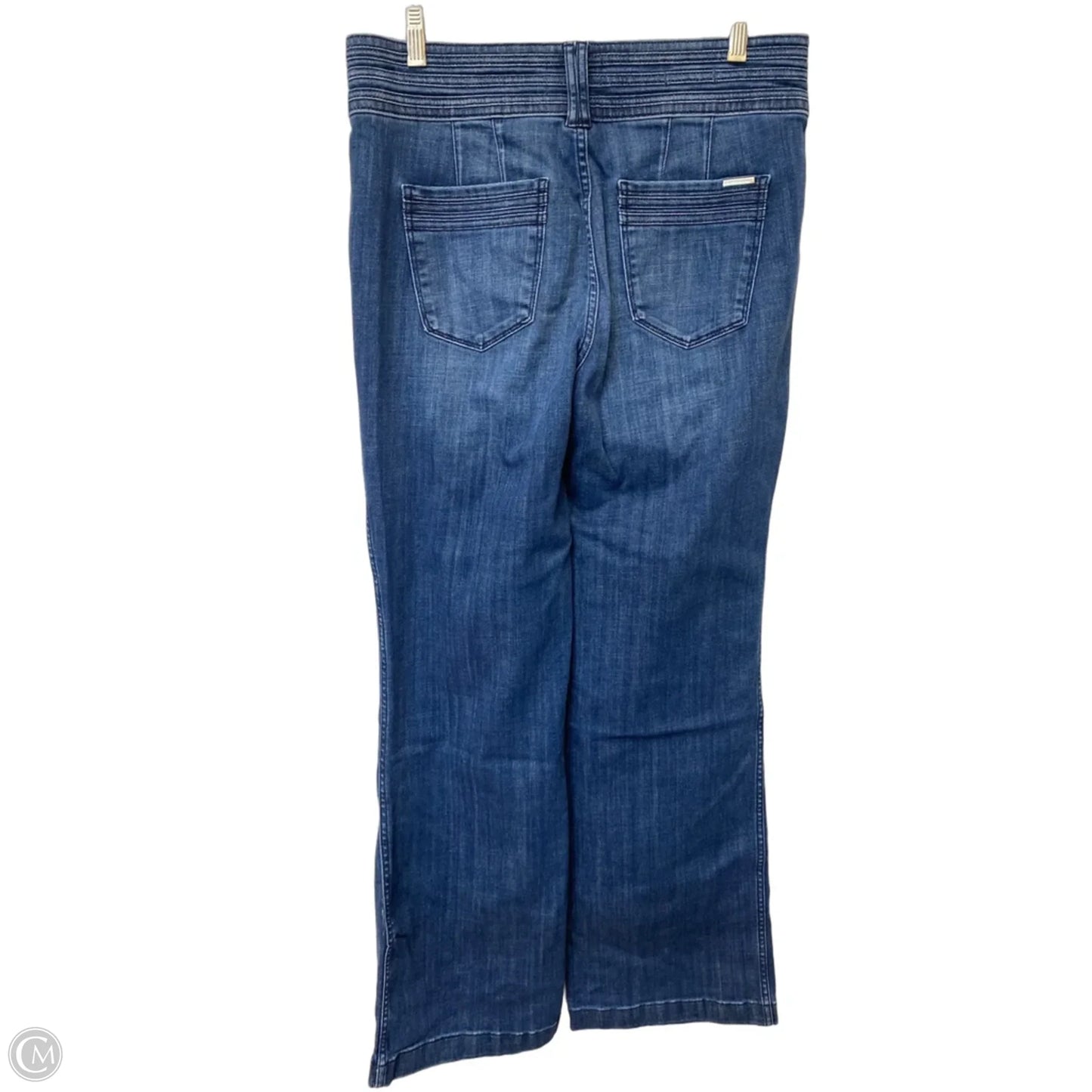 Jeans Wide Leg By White House Black Market In Blue Denim, Size: 10