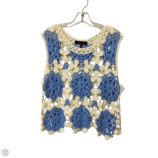 Top Sleeveless By Clothes Mentor In Blue, Size: L