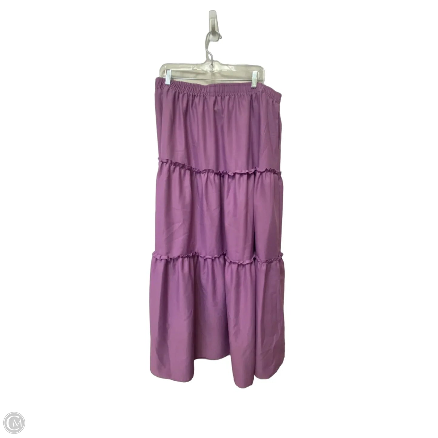 Skirt Maxi By Shein In Purple, Size: 3x