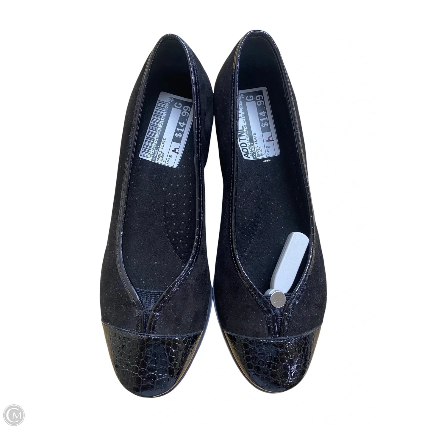 Shoes Flats By Vaneli In Black, Size: 6