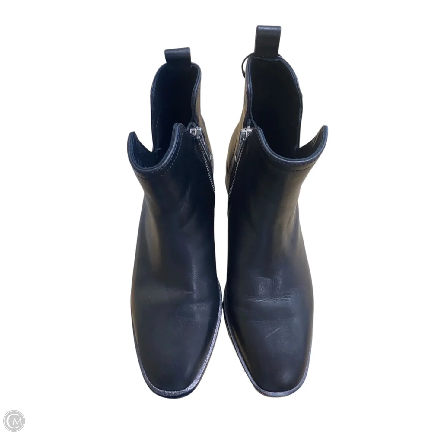 Boots Ankle Flats By Chelsea And Violet In Black, Size: 5.5