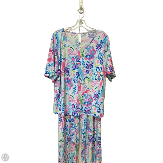 Lounge Set Pants By Dear Scarlett In Multi-colored, Size: M