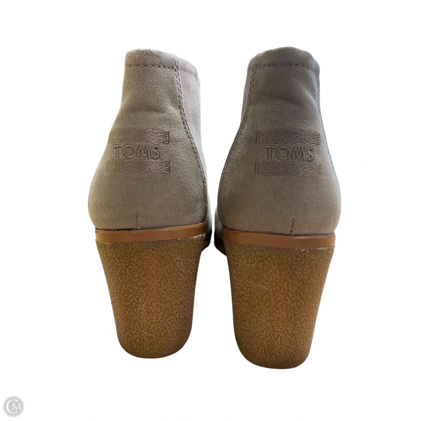 Boots Ankle Heels By Toms In Grey, Size: 8