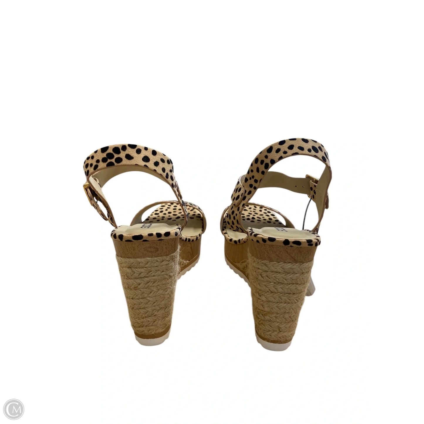 Shoes Heels Wedge By Soda In Animal Print, Size: 9