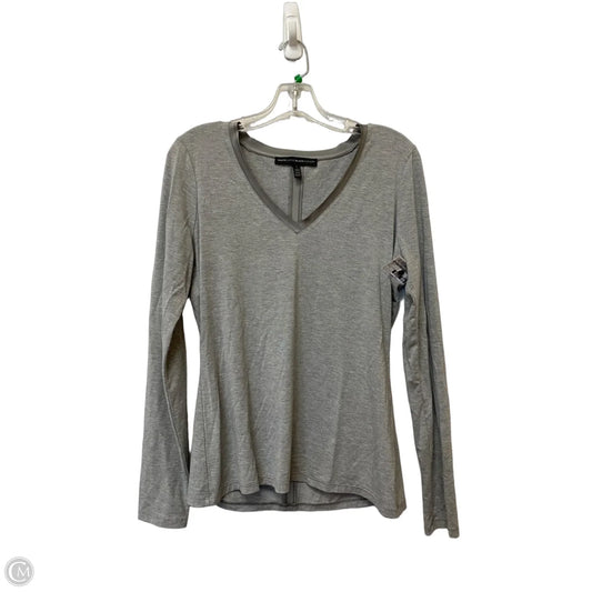 Top Long Sleeve By White House Black Market In Grey, Size: S