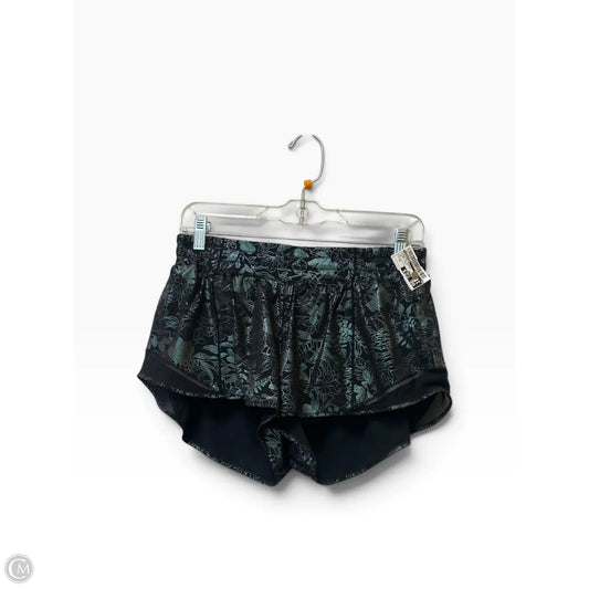 Athletic Shorts By Lululemon In Floral Print, Size: 10